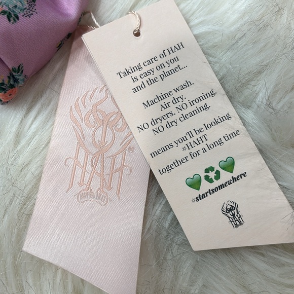 🆕HAH Hot as Hell Floral Bikini TRICK-INI TOP in Cheap Perfume Lavender Pink - Picture 4 of 6